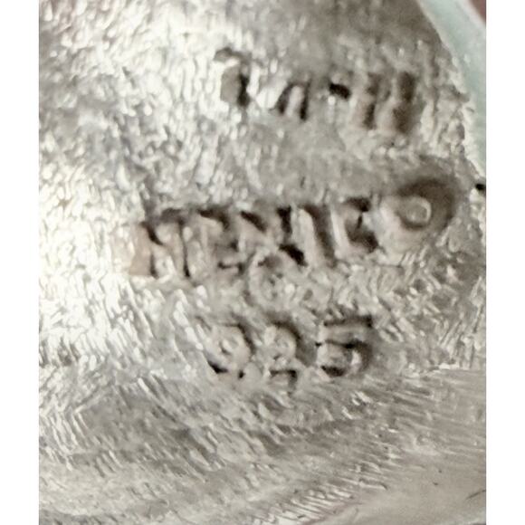 Vintage Taxco Mexico 925 Sterling Silver Ring Ribbed Dome Fan TV-111 Size 5 - Picture 11 of 16